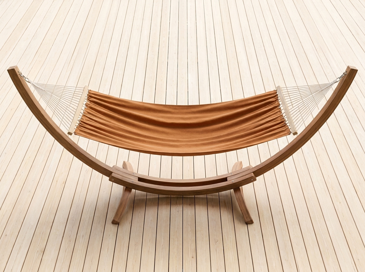 Caramel Oak Hammock - Handwoven Georgian hammock by LAGOM